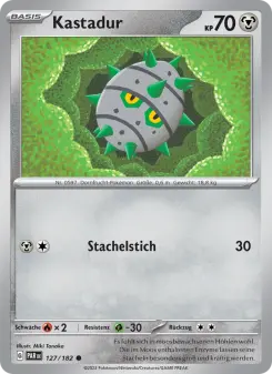 Pokémon-Karte Kastadur 127/182