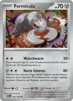 Pokémon-Karte Fermicula 129/182