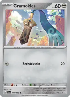 Pokémon-Karte Gramokles 130/182
