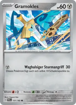 Pokémon-Karte Gramokles 131/182