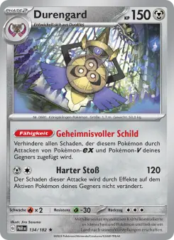 Pokémon-Karte Durengard 134/182