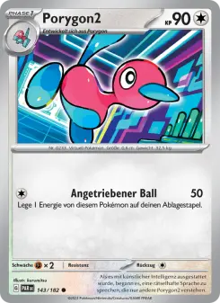 Pokémon-Karte Porygon2 143/182