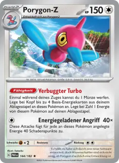 Pokémon-Karte Porygon-Z 144/182