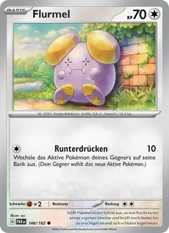 Pokémon-Karte Flurmel 148/182
