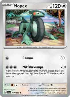 Pokémon-Karte Mopex 157/182