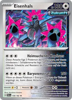 Pokémon-Karte Eisenhals 158/182