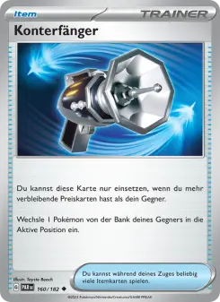 Pokémon-Karte Konterfänger 160/182