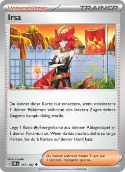 Pokémon-Karte Irsa 167/182