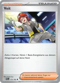Pokémon-Karte Veit 173/182