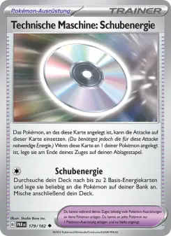 Pokémon-Karte Technische Maschine: Schubenergie 179/182