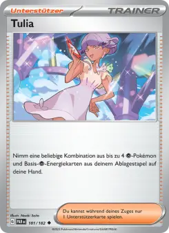 Pokémon-Karte Tulia 181/182