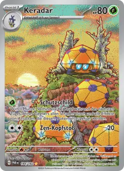Pokémon-Karte Keradar 184/182