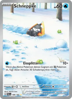 Pokémon-Karte Schneppke 188/182
