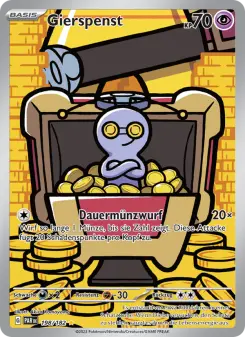 Pokémon-Karte Gierspenst 198/182