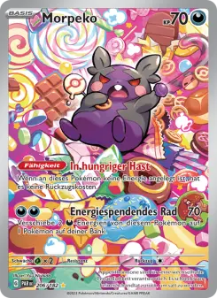 Pokémon-Karte Morpeko 206/182