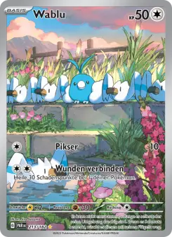 Pokémon-Karte Wablu 213/182
