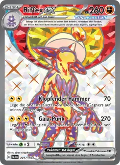 Pokémon-Karte Riffex-ex 227/182
