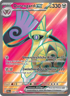 Pokémon-Karte Durengard-ex 230/182