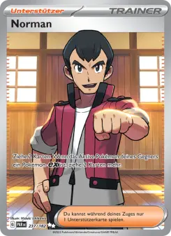 Pokémon-Karte Norman 237/182