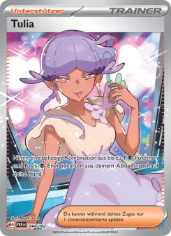 Pokémon-Karte Tulia 244/182