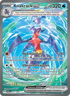 Pokémon-Karte Knakrack-ex 245/182