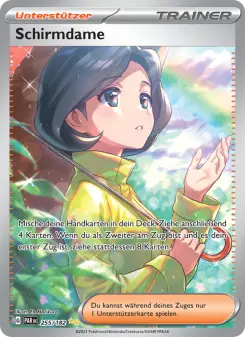 Pokémon-Karte Schirmdame 255/182