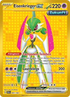 Pokémon-Karte Eisenkrieger-ex 261/182