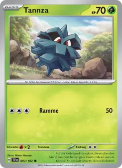Pokémon-Karte Tannza 002/162