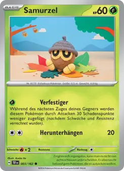Pokémon-Karte Samurzel 003/162