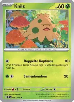 Pokémon-Karte Knilz 006/162