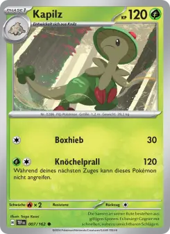 Pokémon-Karte Kapilz 007/162