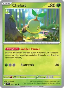 Pokémon-Karte Chelast 010/162