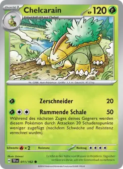 Pokémon-Karte Chelcarain 011/162