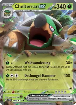 Pokémon-Karte Chelterrar-ex 012/162