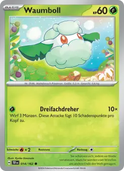 Pokémon-Karte Waumboll 014/162