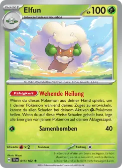 Pokémon-Karte Elfun 015/162