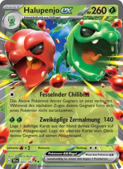 Pokémon-Karte Halupenjo-ex 022/162