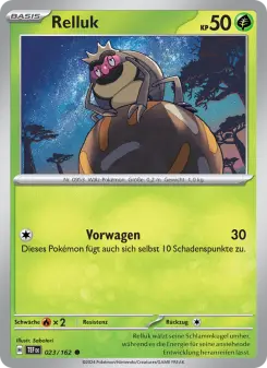 Pokémon-Karte Relluk 023/162