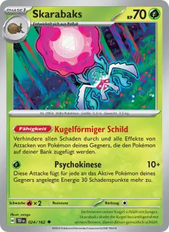 Pokémon-Karte Skarabaks 024/162