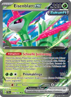 Pokémon-Karte Eisenblatt-ex 025/162