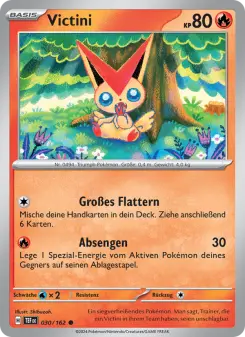 Pokémon-Karte Victini 030/162