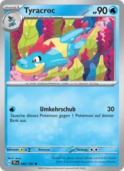 Pokémon-Karte Tyracroc 040/162