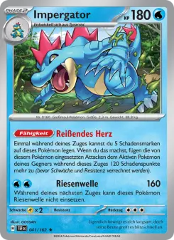 Pokémon-Karte Impergator 041/162