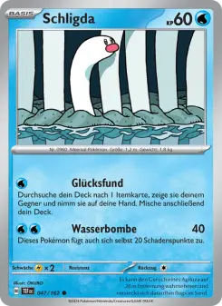 Pokémon-Karte Schligda 047/162