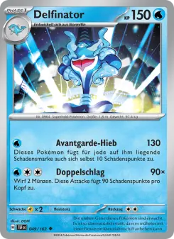 Pokémon-Karte Delfinator 049/162