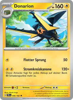 Pokémon-Karte Donarion 056/162