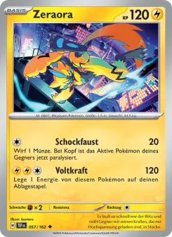 Pokémon-Karte Zeraora 057/162