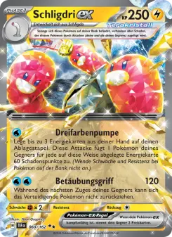 Pokémon-Karte Schligdri-ex 060/162