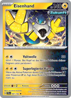 Pokémon-Karte Eisenhand 061/162
