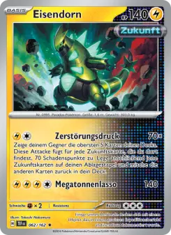 Pokémon-Karte Eisendorn 062/162